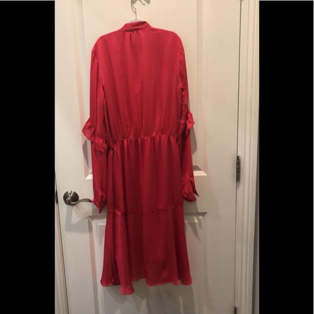 Y.A.S ASOS TALL RUFFLE DETAIL MIDI DRESS - Picture 3 of 5